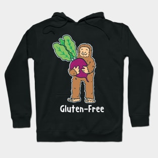 Gluten Free Diet - Big Foot Carrying Beetroot Hoodie